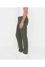 Erkek Comfort Slim Fit Esnek Dokuma Kumaş Pantolon - Haki