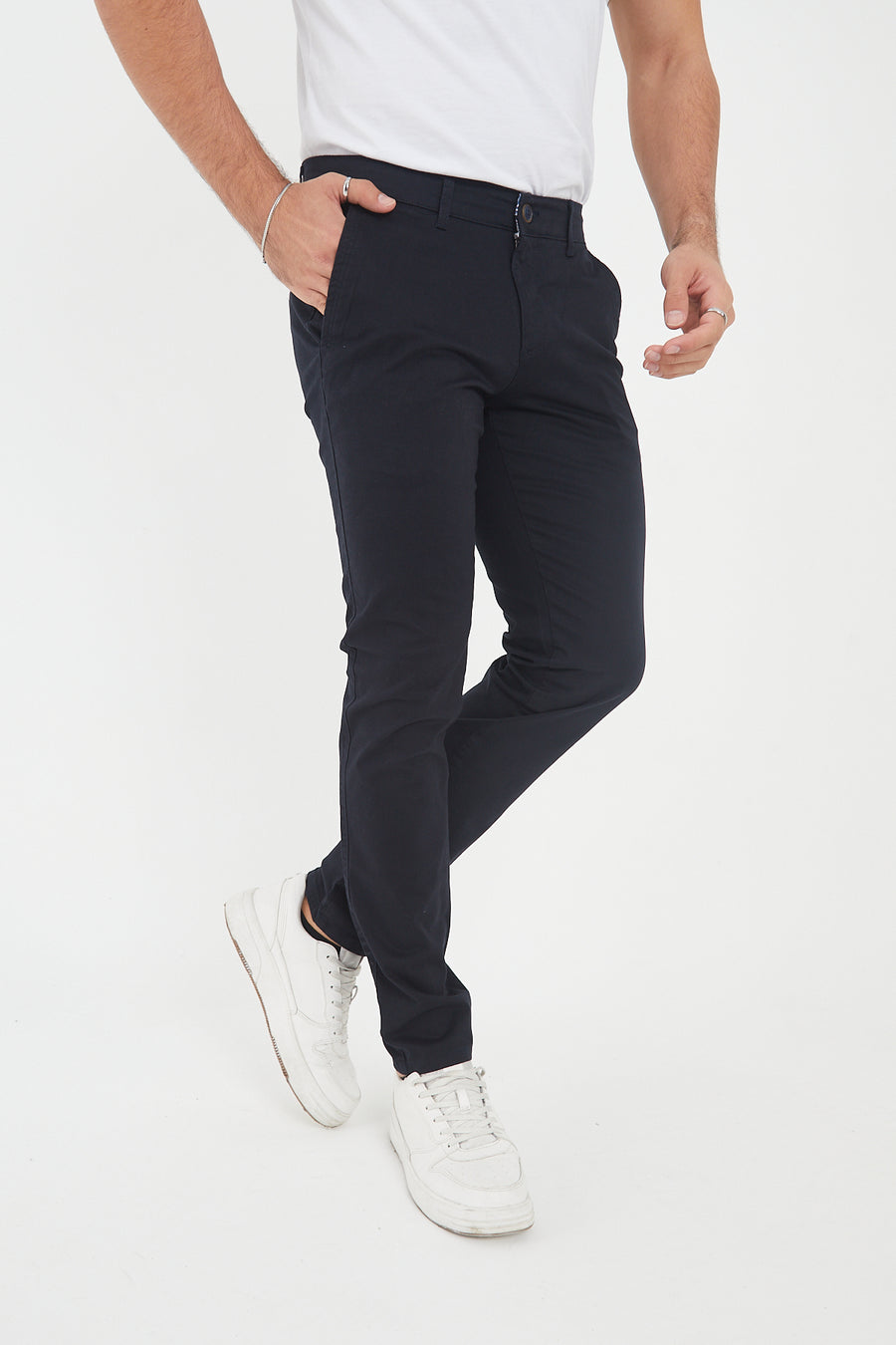 Kışlık Slim Fit Chino | Premium Erkek Pantolon - Lacivert