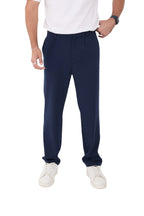 Erkek Kışlık Baggy Likralı Kumaş Pantolon - Lacivert